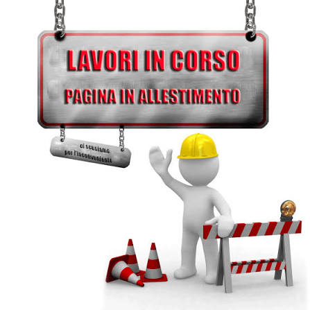 PAGINA IN ALLESTIMENTO
